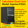 Licenta Windows 7 + Fujitsu P3521, Pentium Dual Core E5500, 2.8Ghz, 2Gb DDR3, 320Gb SATA, DVD-RW