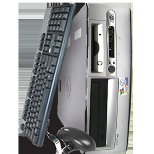 HP DC7700 SFF, Intel Core 2 Duo E6400, 2.13Ghz, 1Gb DDR2, 160Gb SATA, DVD-RW
