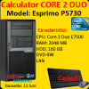 Computer tower fujitsu siemens p5730, intel core 2 duo e7500, 2.93ghz,