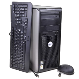 Computer Dell OptiPlex 740,Tower Dual Core AMD Athlon X2 4800+, 2.4GHz, 2Gb, 160Gb, DVD-RW