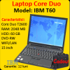 Laptopuri ieftine lenovo ibm t60, core duo t2600, 2.16ghz, 2gb ram,