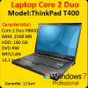 Lenovo ThinkPad T400, Core 2 Duo P8600, 2.4Ghz, 2Gb DDR3, 160Gb, DVD-RW + Licenta Windows 7 Pro