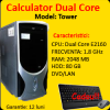 Computere Tower Pentium Dual Core E2160, 1.8Ghz, 2Gb DDR2, 80Gb SATA, DVD-ROM