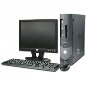 Computer Dell Optiplex GX270, Desktop, Intel Pentium 4, 2.66GHz, 1GB DDR, 40GB HDD, DVD-ROM cu Monitor 15 inch LCD ***