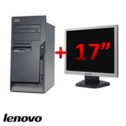 Pachet Lenovo ThinkCentre M50 8189, Tower, Pentium 4, 2.8 GHz, 1GB DDR, 40GB HDD, CD-ROM + Monitor LCD 17 inch