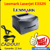 Imprimanta laser a4, lexmark e332n, retea,