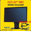 Monitor lcd wide nec ea221wm, 22 inci lcd, 1680 x