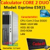 Calculatoare second Fujitsu Siemens Esprimo E5915, Core 2 Duo E6320, 1.86Ghz, 1Gb, 80Gb, DVD-ROM