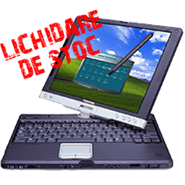 Notebook Toshiba Portege M200 Tablet PC, Intel Centrino 1,6Ghz, 1Gb DDR, 30Gb HDD,