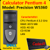WorkStation Ieftin Dell Precision WS360, Intel Pentium 4, 3.4Ghz, 3Gb, 40, CD-ROM
