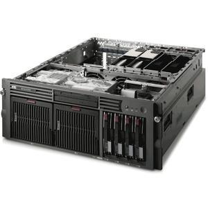 Servere Stocare Date HP Proliant DL 580 G2, 4x Intel Xeon 2.0Ghz, 4x 300Gb SCSI, 8Gb DDR ECC, Raid Smart 5i + HP Smart Array 6400