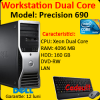 Workstation dell precision 690, intel xeon dual core