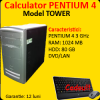 Calculator ieftin tower intel pentium 4, 3.0ghz, 1gb