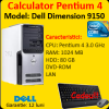 Dell dimension 9150, intel pentium 4, 3.0ghz, 1gb ddr2, 80gb sata,