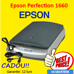 Scanner Second Hand Epson Perfection 1660 Photo, Flatbed, Color Matrix CCD, 12800 x 12800 dpi