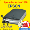 Scanner second hand epson perfection 1660 photo, flatbed,
