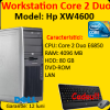 Workstation second hp xw4600, core 2 duo e6850, 3.0ghz, 4gb ram, 80gb