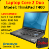 Laptop second hand lenovo thinkpad t400, core 2 duo