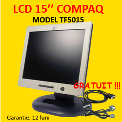 Monitor Ieftin Compaq TF5015, 15 inci LCD, 1024 x 768
