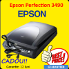 Scanner Epson Perfection 3490 Photo, Flatbed Scanner, Matrix CCD, USB 2.0, 48 Bits