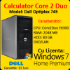 Computer dell optiplex 745, core 2 duo