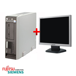Pachet Fujitsu Siemens Scenic N600 Desktop Intel Pentium 4 2.8GHz, 1GB DDR, 40GB HDD, DVD-ROM + Monitor LCD