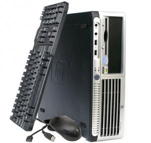 Unitate PC HP Compaq DC7600 USFF, Intel Pentium 4 2.8 GHz, Memorie 1GB DDR2, 80GB HDD, DVD-ROM