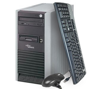 Calculator Fujitsu Scenic P320, Tower, Intel Pentium 4 2.8GHz, 1GB DDR, 80GB HDD, DVD-ROM