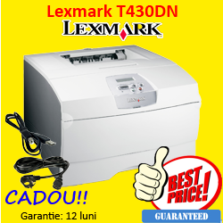 Lexmark T430DN cu Duplex, retea si USB