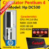 Calculator sh hp dc530, pentium 4, 2.6ghz, 1gb, 80gb,