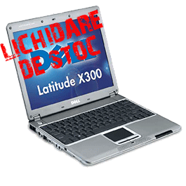 Laptop Dell Latitude x300, Intel Centrino 1,4GHz, 1GB DDR, 40GB HDD, 12,1 inch
