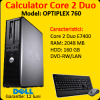 Unitate desktop Dell Optiplex 760 SFF, Intel Core 2 Duo E7400, 2.8Ghz, 2Gb DDR2, 160Gb SATA2, DVD-RW