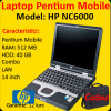 Laptopuri ieftine hp nc6000, intel pentium m,1.6ghz, 512mb ddr,