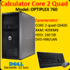 Calculatoare Dell Optiplex 760, Core 2 Quad Q9400, 2.66Ghz, 4Gb DDR2, 160Gb, DVD-RW