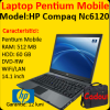 Laptop second HP Compaq NC6120, Pentium M 1.86Ghz, 512Mb, 60Gb, DVD-RW, 14 inci, Baterie Nefunctionala