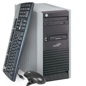 Calculator Fujitsu Scenic P5915, Tower, Intel Pentium 4 2.8GHz, 1GB DDR, 80GB HDD, DVD-ROM