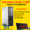 Calculatoare Second Hand HP DC5850 AMD Athlon x2 5200+ Dual Core, 2.7Ghz, 3072, 160Gb, DVD-RW