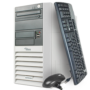 Calculator Fujitsu Scenic P5615, Tower, Intel Pentium 4 2.8GHz, 1GB DDR, 80GB HDD, DVD-ROM