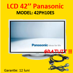 Monitor HDTV Plasma Panasonic TH-42PH10ES, 16:9 Wide, 42 inch, 1200 cd/m2