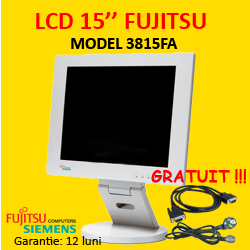 Monitor LCD Second Fujitsu Siemens 3815FA, 15 inci, VGA