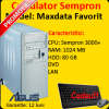 Pc maxdata favorit, amd sempron 3000+, 1gb,