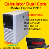Calculator second  fujitsu siemens p5915, dual core