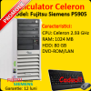 Fujitsu esprimo p5905, celeron d, 2.93ghz, 1gb, 80gb,