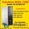 Windows 7 premium + hp dc5850 amd athlon x2 5200+ dual core, 2.7ghz,