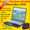 Fujitsu siemens s7010, pentium m 1.6 ghz, 40gb hdd, 512 mb, dvd-rom