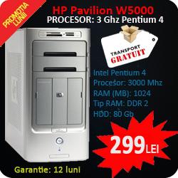 Hp Pavilion W5000, Intel Pentium 4 3.0Ghz, 1Gb DDR2, 80Gb, DVD-ROM, Card Reader
