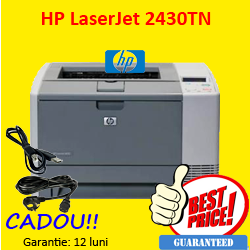 Imrimanta second HP LaserJet 2430TN, Retea, 35ppm, 1200 x 1200 dpi, USB