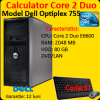 Computer Dell Optiplex 755, Core 2 Duo E6600, 2.4Ghz, 2Gb DDR2, 80 Gb SATA, DVD-ROM