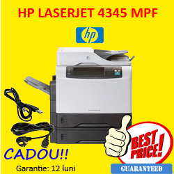 Imprimanta HP LaserJet 4345 MPF, copiere, imprimare, scanare, fax