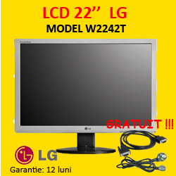 Monitor Second LG W2242T, 22 inch, Wide, 1680 X 1050, 5 ms